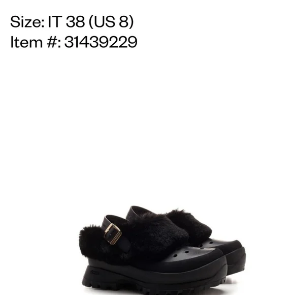 Stella McCartney  Black Sandal/Clog/Mule. - Picture 2 of 4